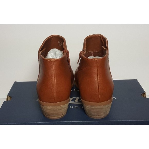 WOMEN'S G. H. BASS SHOES SIZE 6 NINA BOOTIES WHISKEY COLOR NEW/BOX - Picture 6 of 12